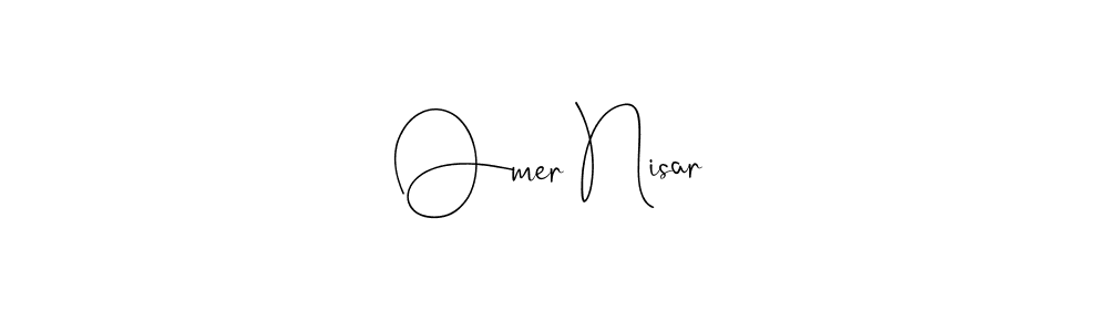 Here are the top 10 professional signature styles for the name Omer Nisar. These are the best autograph styles you can use for your name. Omer Nisar signature style 4 images and pictures png