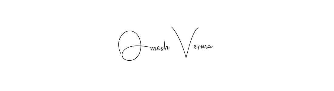 The best way (Andilay-7BmLP) to make a short signature is to pick only two or three words in your name. The name Omesh Verma include a total of six letters. For converting this name. Omesh Verma signature style 4 images and pictures png