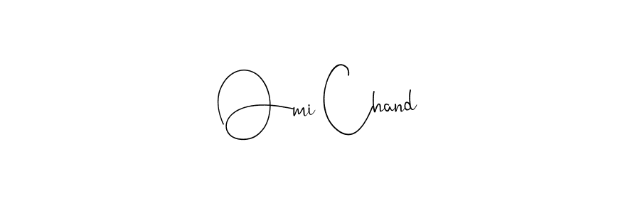 if you are searching for the best signature style for your name Omi Chand. so please give up your signature search. here we have designed multiple signature styles  using Andilay-7BmLP. Omi Chand signature style 4 images and pictures png