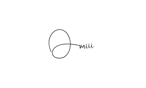 Use a signature maker to create a handwritten signature online. With this signature software, you can design (Andilay-7BmLP) your own signature for name Omiii. Omiii signature style 4 images and pictures png