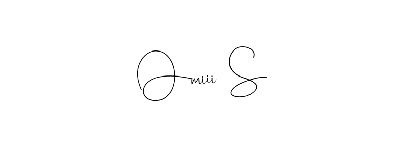 How to Draw Omiii  S signature style? Andilay-7BmLP is a latest design signature styles for name Omiii  S. Omiii  S signature style 4 images and pictures png