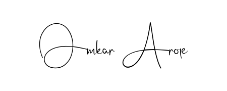 Explore multiple handwriting variations for Omkar Arole including this stunning Andilay-7BmLP design. Free to use across all platforms. Omkar Arole signature style 4 images and pictures png
