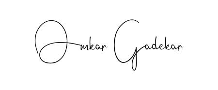 If you are searching for the best signature style for your name Omkar Gadekar, here we have designed multiple signature styles using Andilay-7BmLP. Omkar Gadekar signature style 4 images and pictures png