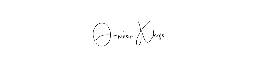 Also You can easily find your signature by using the search form. We will create Omkar Khoje name handwritten signature images for you free of cost using Andilay-7BmLP sign style. Omkar Khoje signature style 4 images and pictures png