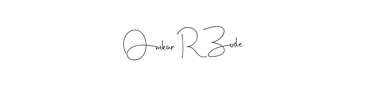 Andilay-7BmLP is a professional signature style that is perfect for those who want to add a touch of class to their signature. It is also a great choice for those who want to make their signature more unique. Get Omkar R Zode name to fancy signature for free. Omkar R Zode signature style 4 images and pictures png