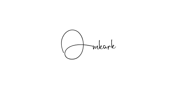 How to make Omkark signature? Andilay-7BmLP is a professional autograph style. Create handwritten signature for Omkark name. Omkark signature style 4 images and pictures png