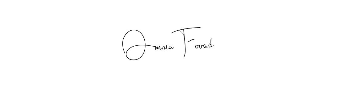 Here are the top 10 professional signature styles for the name Omnia Fouad. These are the best autograph styles you can use for your name. Omnia Fouad signature style 4 images and pictures png