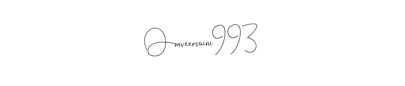 How to make Omveersaini993 signature? Andilay-7BmLP is a professional autograph style. Create handwritten signature for Omveersaini993 name. Omveersaini993 signature style 4 images and pictures png