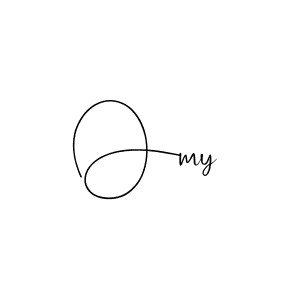 Also You can easily find your signature by using the search form. We will create Omy name handwritten signature images for you free of cost using Andilay-7BmLP sign style. Omy signature style 4 images and pictures png