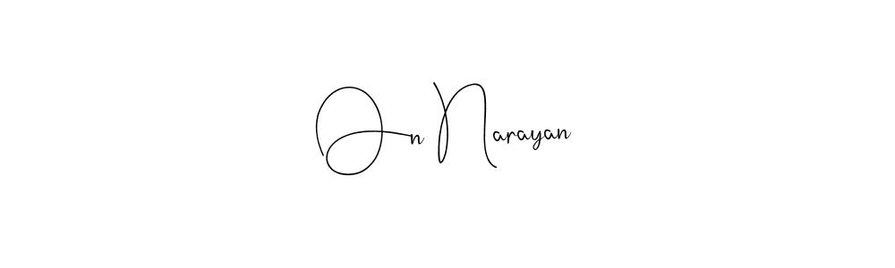 You can use this online signature creator to create a handwritten signature for the name On Narayan. This is the best online autograph maker. On Narayan signature style 4 images and pictures png