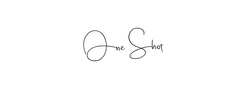 How to make One Shot signature? Andilay-7BmLP is a professional autograph style. Create handwritten signature for One Shot name. One Shot signature style 4 images and pictures png