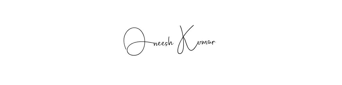 Oneesh Kumar stylish signature style. Best Handwritten Sign (Andilay-7BmLP) for my name. Handwritten Signature Collection Ideas for my name Oneesh Kumar. Oneesh Kumar signature style 4 images and pictures png