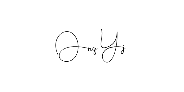 Ong Yj stylish signature style. Best Handwritten Sign (Andilay-7BmLP) for my name. Handwritten Signature Collection Ideas for my name Ong Yj. Ong Yj signature style 4 images and pictures png