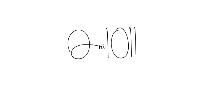 Design your own signature with our free online signature maker. With this signature software, you can create a handwritten (Andilay-7BmLP) signature for name Oni1011. Oni1011 signature style 4 images and pictures png