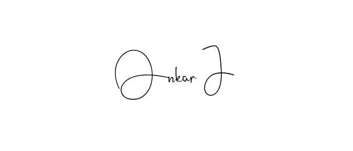 You can use this online signature creator to create a handwritten signature for the name Onkar J. This is the best online autograph maker. Onkar J signature style 4 images and pictures png