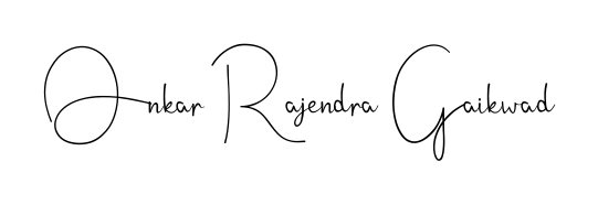 Make a beautiful signature design for name Onkar Rajendra Gaikwad. With this signature (Andilay-7BmLP) style, you can create a handwritten signature for free. Onkar Rajendra Gaikwad signature style 4 images and pictures png