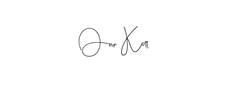 Once you've used our free online signature maker to create your best signature Andilay-7BmLP style, it's time to enjoy all of the benefits that Onr Kott name signing documents. Onr Kott signature style 4 images and pictures png