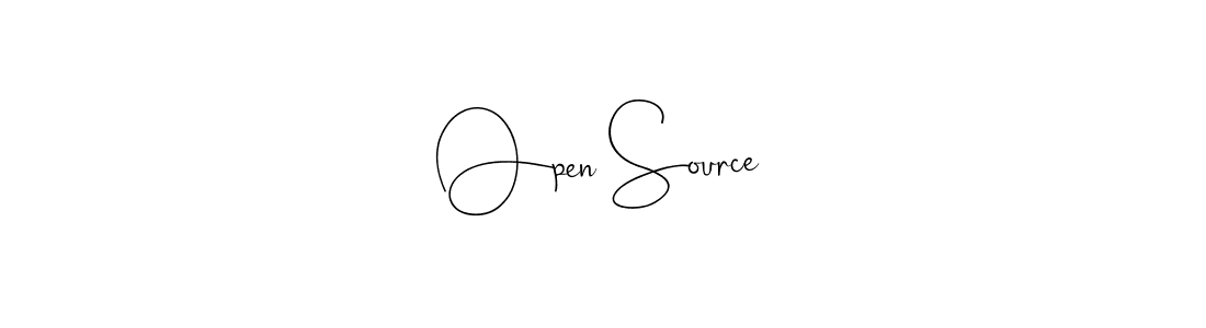 See photos of Open Source official signature by Spectra . Check more albums & portfolios. Read reviews & check more about Andilay-7BmLP font. Open Source signature style 4 images and pictures png