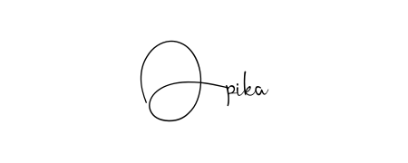 Opika stylish signature style. Best Handwritten Sign (Andilay-7BmLP) for my name. Handwritten Signature Collection Ideas for my name Opika. Opika signature style 4 images and pictures png