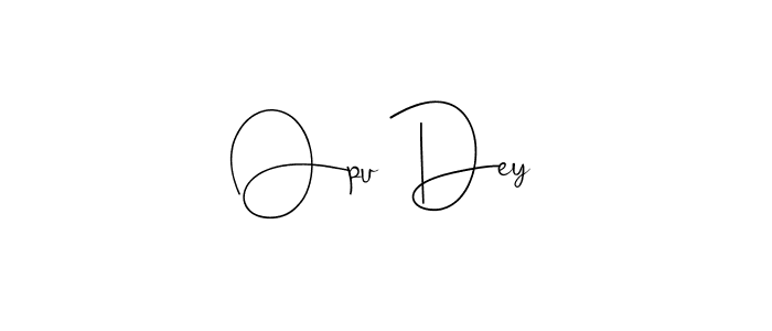 How to Draw Opu Dey signature style? Andilay-7BmLP is a latest design signature styles for name Opu Dey. Opu Dey signature style 4 images and pictures png