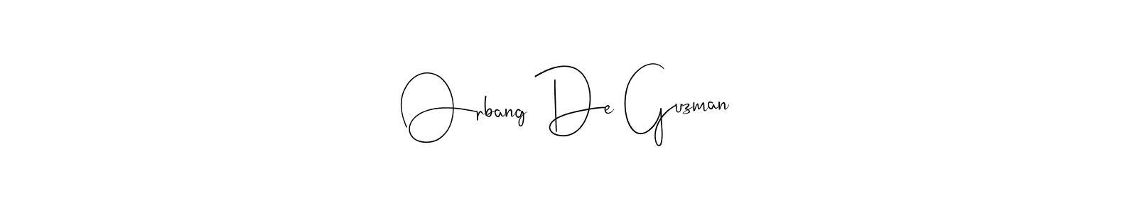 This is the best signature style for the Orbang De Guzman name. Also you like these signature font (Andilay-7BmLP). Mix name signature. Orbang De Guzman signature style 4 images and pictures png