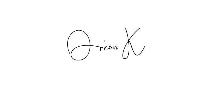 How to Draw Orhan K signature style? Andilay-7BmLP is a latest design signature styles for name Orhan K. Orhan K signature style 4 images and pictures png