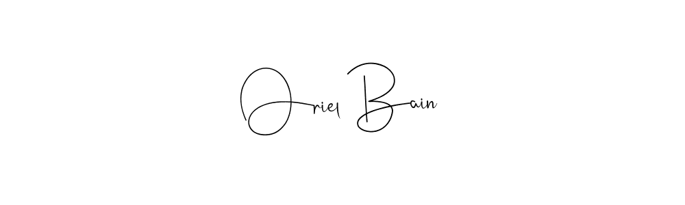 See photos of Oriel Bain official signature by Spectra . Check more albums & portfolios. Read reviews & check more about Andilay-7BmLP font. Oriel Bain signature style 4 images and pictures png