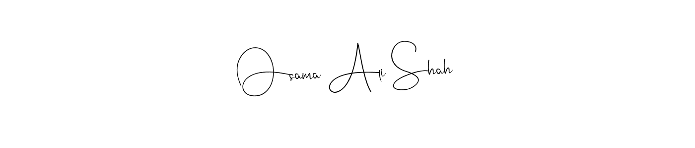 The best way (Andilay-7BmLP) to make a short signature is to pick only two or three words in your name. The name Osama Ali Shah include a total of six letters. For converting this name. Osama Ali Shah signature style 4 images and pictures png