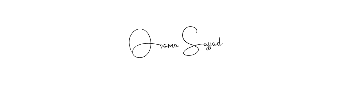 if you are searching for the best signature style for your name Osama Sajjad. so please give up your signature search. here we have designed multiple signature styles  using Andilay-7BmLP. Osama Sajjad signature style 4 images and pictures png