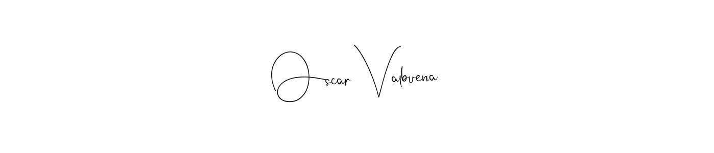 Make a beautiful signature design for name Oscar Valbuena. With this signature (Andilay-7BmLP) style, you can create a handwritten signature for free. Oscar Valbuena signature style 4 images and pictures png