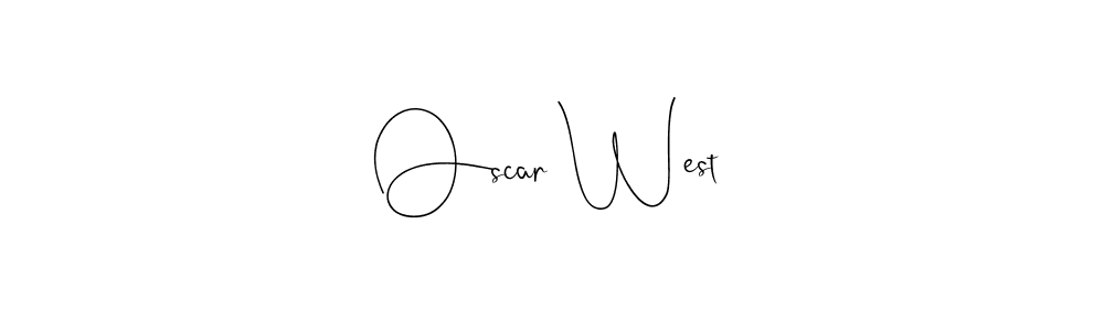 if you are searching for the best signature style for your name Oscar West. so please give up your signature search. here we have designed multiple signature styles  using Andilay-7BmLP. Oscar West signature style 4 images and pictures png