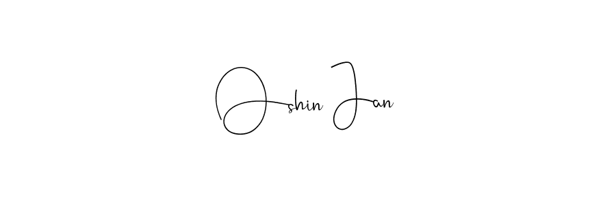 How to make Oshin Jan signature? Andilay-7BmLP is a professional autograph style. Create handwritten signature for Oshin Jan name. Oshin Jan signature style 4 images and pictures png