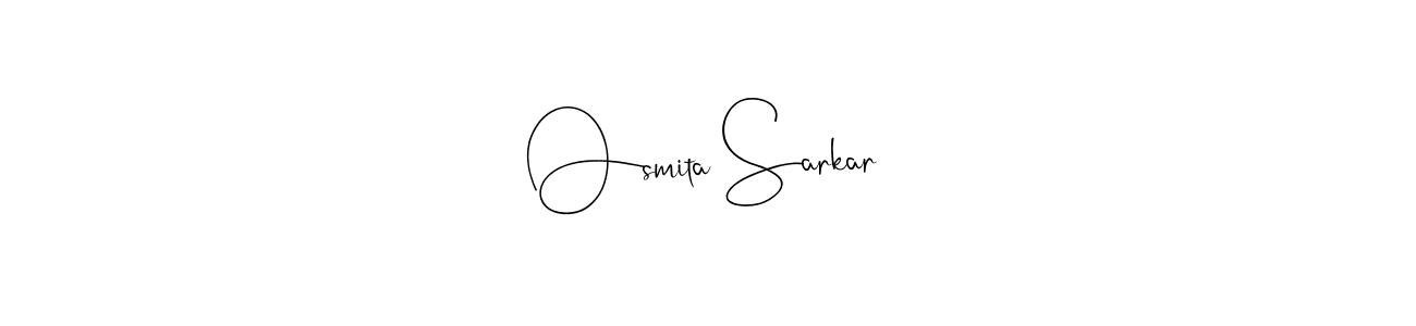 Make a beautiful signature design for name Osmita Sarkar. Use this online signature maker to create a handwritten signature for free. Osmita Sarkar signature style 4 images and pictures png