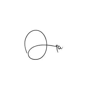 Once you've used our free online signature maker to create your best signature Andilay-7BmLP style, it's time to enjoy all of the benefits that Ota name signing documents. Ota signature style 4 images and pictures png
