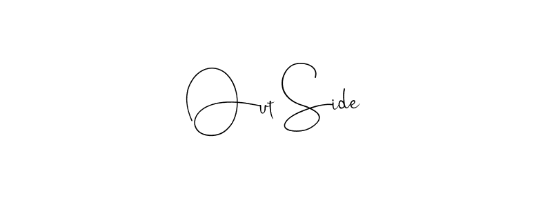 This is the best signature style for the Out Side name. Also you like these signature font (Andilay-7BmLP). Mix name signature. Out Side signature style 4 images and pictures png