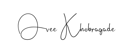 Design your own signature with our free online signature maker. With this signature software, you can create a handwritten (Andilay-7BmLP) signature for name Ovee Khobragade. Ovee Khobragade signature style 4 images and pictures png
