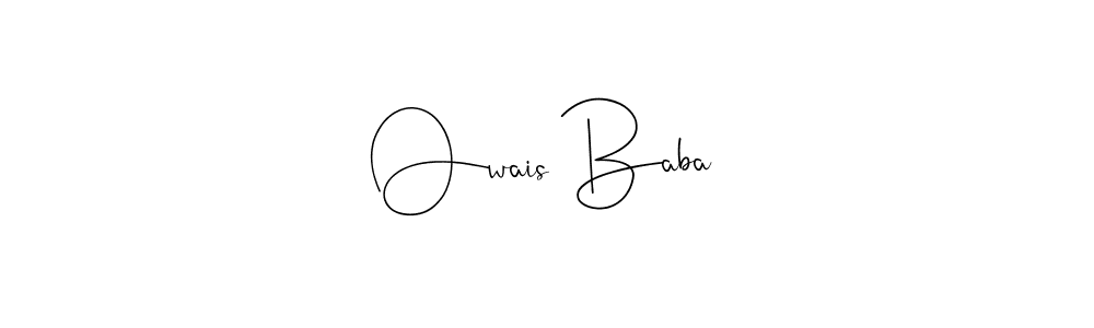 Use a signature maker to create a handwritten signature online. With this signature software, you can design (Andilay-7BmLP) your own signature for name Owais Baba. Owais Baba signature style 4 images and pictures png