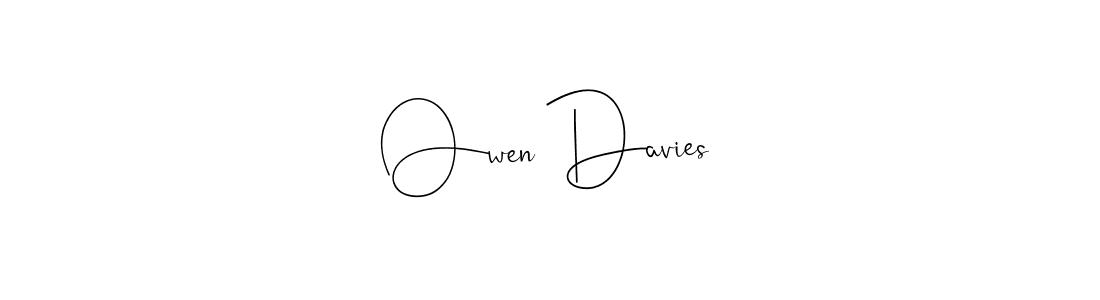 The best way (Andilay-7BmLP) to make a short signature is to pick only two or three words in your name. The name Owen Davies include a total of six letters. For converting this name. Owen Davies signature style 4 images and pictures png