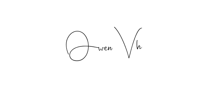 You should practise on your own different ways (Andilay-7BmLP) to write your name (Owen Vh) in signature. don't let someone else do it for you. Owen Vh signature style 4 images and pictures png