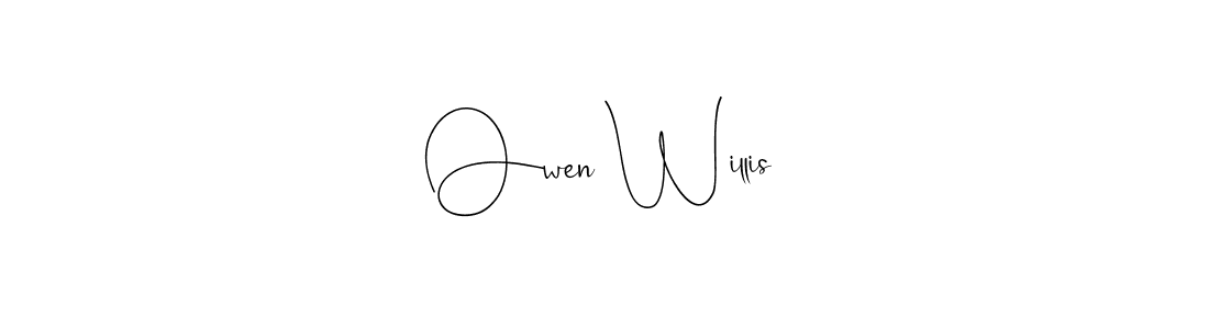 Also we have Owen Willis name is the best signature style. Create professional handwritten signature collection using Andilay-7BmLP autograph style. Owen Willis signature style 4 images and pictures png