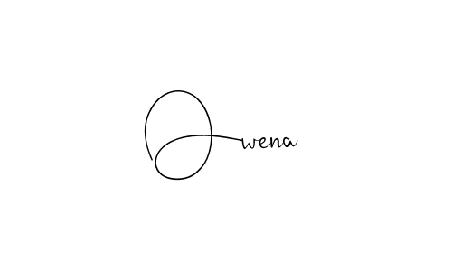 Owena stylish signature style. Best Handwritten Sign (Andilay-7BmLP) for my name. Handwritten Signature Collection Ideas for my name Owena. Owena signature style 4 images and pictures png