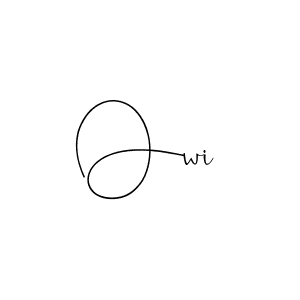 How to make Owi name signature. Use Andilay-7BmLP style for creating short signs online. This is the latest handwritten sign. Owi signature style 4 images and pictures png