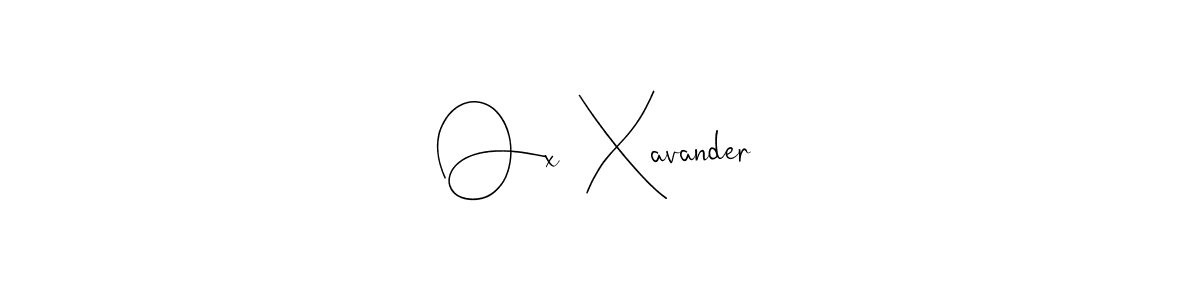 Once you've used our free online signature maker to create your best signature Andilay-7BmLP style, it's time to enjoy all of the benefits that Ox  Xavander name signing documents. Ox  Xavander signature style 4 images and pictures png