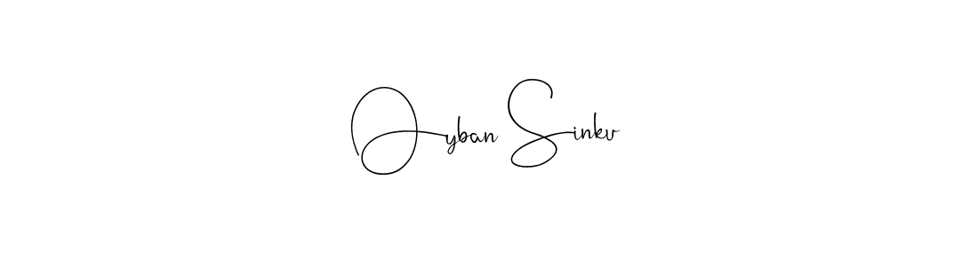 The best way (Andilay-7BmLP) to make a short signature is to pick only two or three words in your name. The name Oyban Sinku include a total of six letters. For converting this name. Oyban Sinku signature style 4 images and pictures png