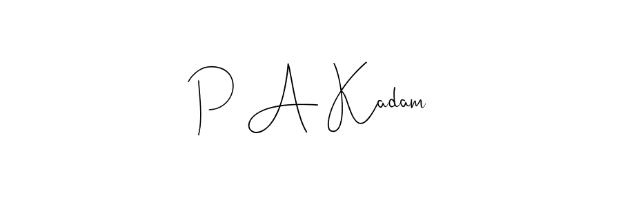 How to Draw P A Kadam signature style? Andilay-7BmLP is a latest design signature styles for name P A Kadam. P A Kadam signature style 4 images and pictures png