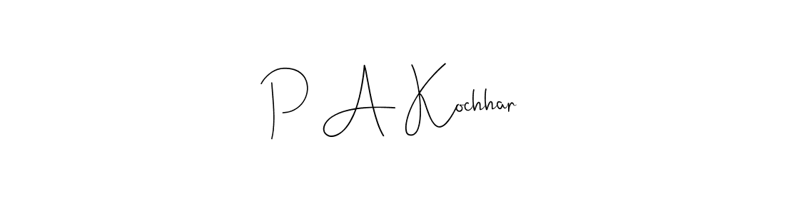 See photos of P A Kochhar official signature by Spectra . Check more albums & portfolios. Read reviews & check more about Andilay-7BmLP font. P A Kochhar signature style 4 images and pictures png