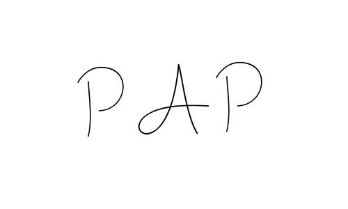 How to make P A P name signature. Use Andilay-7BmLP style for creating short signs online. This is the latest handwritten sign. P A P signature style 4 images and pictures png