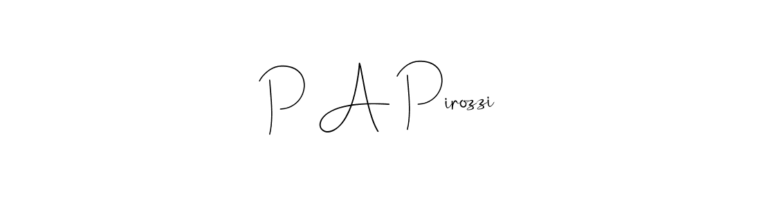 Use a signature maker to create a handwritten signature online. With this signature software, you can design (Andilay-7BmLP) your own signature for name P A Pirozzi. P A Pirozzi signature style 4 images and pictures png