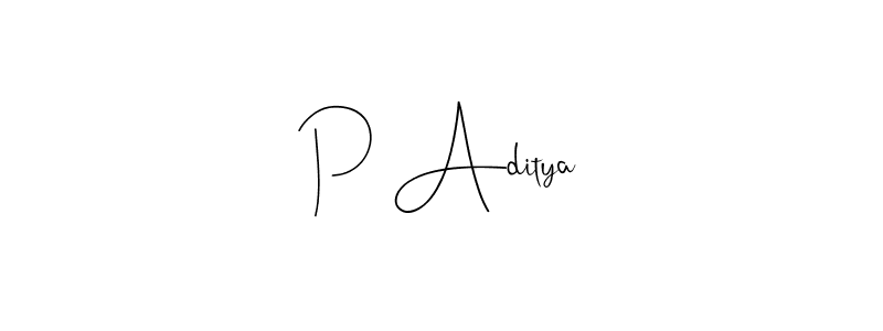 Once you've used our free online signature maker to create your best signature Andilay-7BmLP style, it's time to enjoy all of the benefits that P Aditya name signing documents. P Aditya signature style 4 images and pictures png
