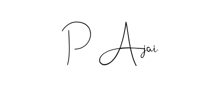 Stand out with a creative autograph for P Ajai. The Andilay-7BmLP styling blends modern aesthetics with classic signature flourishes. P Ajai signature style 4 images and pictures png